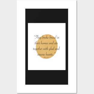 Bible verse Christian quote for thanksgiving Posters and Art